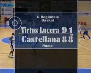 Virtus Lucera soffre ma mantiene la testa della classifica battendo per 91 ad 88 il Castellana