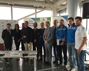Presentata in Regione Lombardia la Coppa del Mondo di Canottaggio Varese 2016 