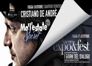 Cristiano De Andr in concerto a Foggia per 'Vie Sacre' 